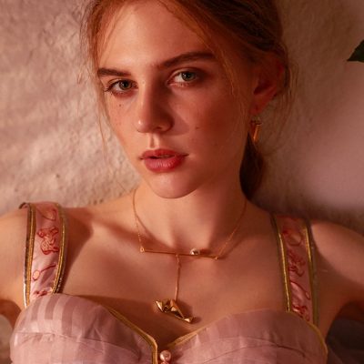 Golden Fish Necklace