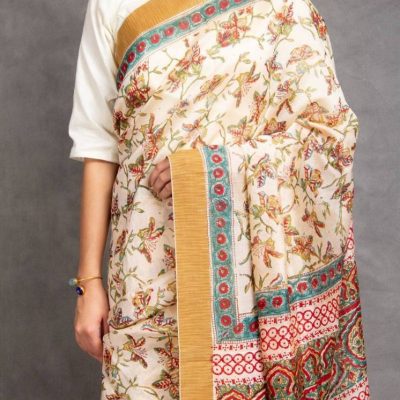 Chanderi Saree With Blouse